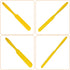 4pcs Silicone Spatula Set Heat Resistant Cake Cream Butter Spatulas Mixing Batter Scraper Non-Stick Flexible Baking Cooking Tool 4 Colors (mix col...