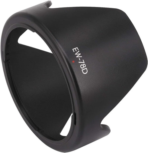 Haoge Bayonet Lens Hood for Canon EF-S 18-200mm f3.5-5.6 IS, Canon EF 28-200mm f3.5-5.6 and Canon EF 28-200mm f/3.5-5.6 USM Lens replaces Canon EW...
