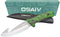 Fixed Blade Hunting Knife with Sheath,Full Tang Stainless Steel Camping Knife with Gut Hook Edge,Portable Deer Skinning Knife for Hunter,Outdoor H...