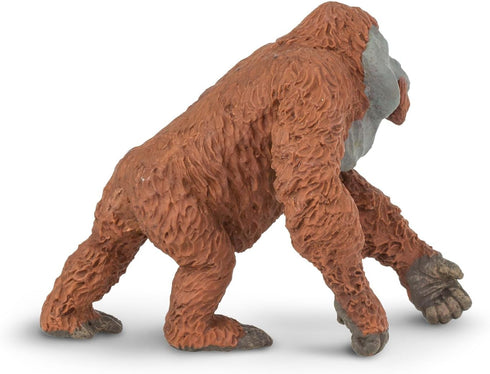 Safari Ltd. Male Orangutan Figurine - Lifelike 4.25" Hand-Painted Wildlife Figure - Educational Toy for Boys, Girls & Kids Ages 3+...