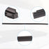 ACROPIX 20inch and 26inch 8x10mm 3 Section Rubber Windshield Wiper Blade Refills for Car Black - Pack of 2...