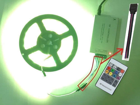 LED Connector 4 Pin LED Tape Connector RGB LED Ribbon Connector LED Controller Connector Cable LED Rope Jumper 4pin Female Wire for RGB 5050 3528 ...