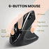 Perixx PERIMICE-713 Wireless Ergonomic Vertical Mouse - 800/1200/1600 DPI - Right Handed - Recommended with RSI User...