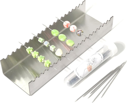UPTTHOW Bead Baking Rack, Polymer Clay Tools, Drying Rack for Polymer Clay Jewelry Making Tool with 20 Skewers...