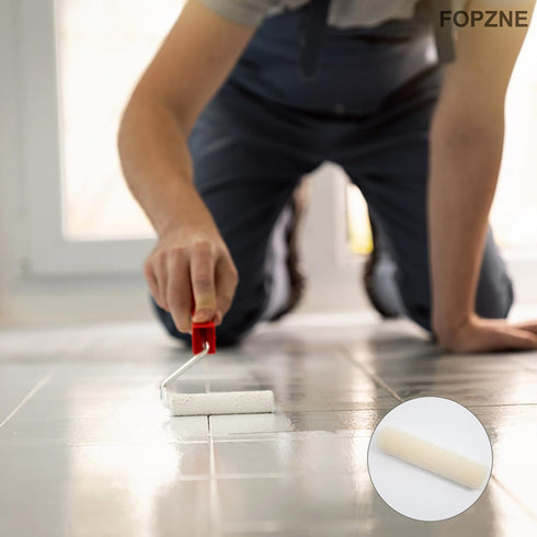 10PCS Small Paint Rollers, Roller Paint Brush, Mini Paint Roller Covers, High Density 4 Inch 3/8 Nap Paint Roller for Painting House, Walls, Ceili...