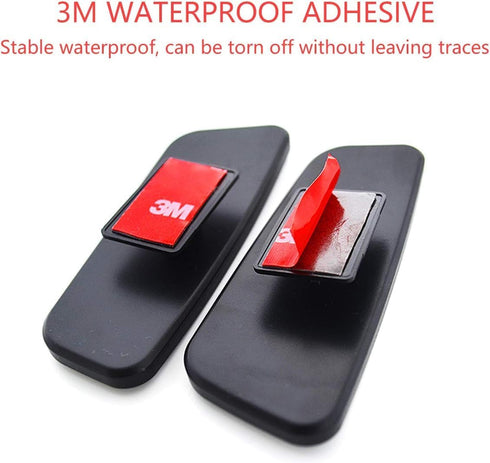Blind Spot Mirror, Rectangle Adjustable Car Auxiliary Universal Wide Angle Mirror for Universal Cars (Adhesive, 2pcs)...