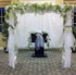 DearHouse 4Pcs 6.6Ft/Piece Artificial Flowers Silk Wisteria Garland Artificial Wisteria Vine Rattan Silk Hanging Flower for Home Garden Outdoor Ce...