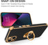 BENTOBEN iPhone 13 Case, Phone Case iPhone 13 6.1 Inch, Slim Fit 360° Ring Holder Shockproof Kickstand Magnetic Car Mount Supported Non-Slip Prote...