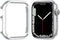 NINKI for Apple Watch 9 Case 45mm Series 8 Series 7 Silver,Aluminium Scratch Resistant Protective Cover for Apple Watch Series 9 45mm Case Metal i...