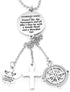 Kivosliviz Car Charm for Rear View Mirror Women Religious Car Decor Trucker Hanging for Men Rearview Mirror Charms...