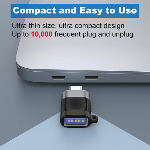 AreMe USB C Adapter (6 Pack), Micro USB Male to USB C Female, USB 3.0 Male to USB C Female, USB Type-C Male to USB 3.0 Female Converter Connector...