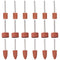 Diamond Burr Bits 18pcs Various Shapes Industry Tool Corundum Stone Carving Set Metal Carving 1/8'' Mounted Grinding Bits Craft Carving...