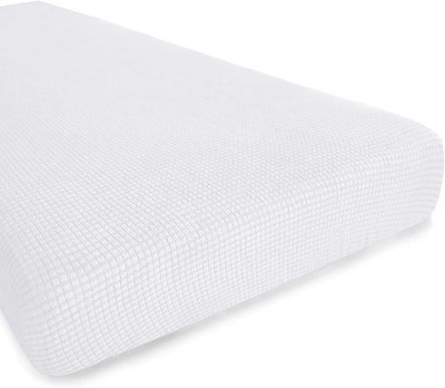 Hokway Couch Cushion Covers Stretch Cushion Covers Sofa Seat Cushion Slipcover Cushion Protector(White, Medium)...