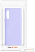 kwmobile Case Compatible with LG Velvet Case - Soft Slim Protective TPU Silicone Cover - Lavender...