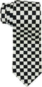 Black and White Checkered Skinny Tie...
