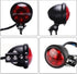 DREAMIZER Motorcycle Tail Light Red 8 LED Stop Lamp Compatible With Chopper Bobber Cafe Racer Bike...