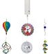 Wind Spinner Motor Battery Operated for Hanging Display Yard White Wind Spinners Outdoor Sculptures - Load Capacity of 4 Pounds...
