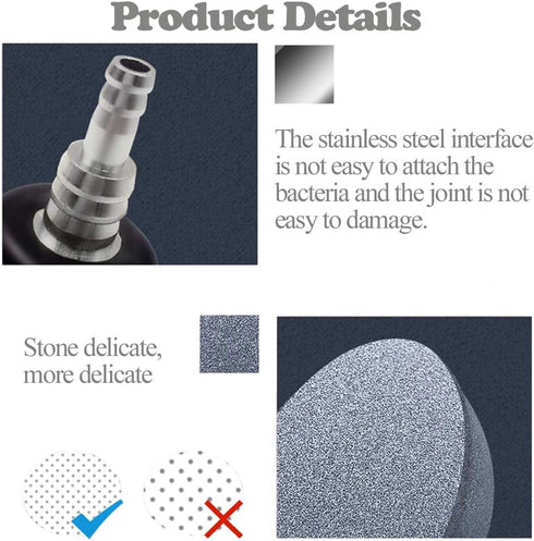 kathson Mineral Air Stone Bubble 4.7 Inch Ball Shape Diffuser Airstones for Aquarium, Fish Tank, Pump and Hydroponics(2 Pack)...