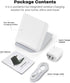 Wireless Samsung Charging Station - 15W Folding Travel for Samsung Galaxy Z Flip 6/5/4 Series, Compatible with iPhone 15/14/13/Pro Series, Adapter...