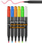 Liquid Chalk Markers for Acrylic Fridge Calendar Dry Erase Markers, Wet Erase Pens Set of 6Colors apply to Glass, Labels, Whiteboards Dry Erase Ac...