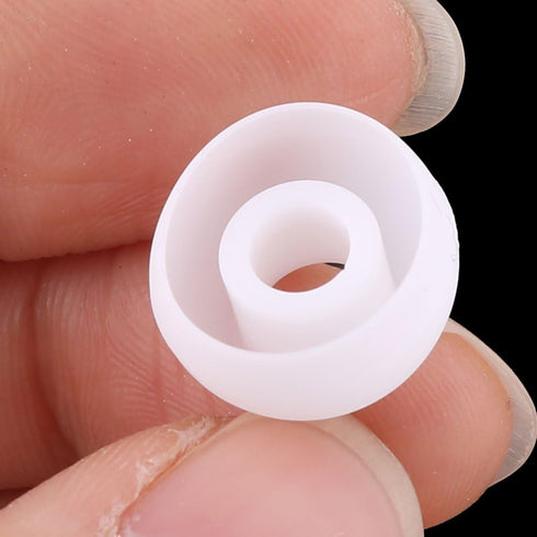uxcell Silicone Replacement Earbud Tips, 50 Pcs 4mm Inner Hole Ear Bud Tip Noise Isolation Cap Replacement Cover for Most in Ear Earphone Headphon...