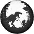 Dinosaur Bigfoot Rv Spare Tire Cover Wheel Tire Cover for Travel Trailers Protectors Weatherproof Dust-Proof for Camper Trailer Truck SUV Rv Unive...
