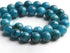 Natural Stone Beads Blue Apatite 10mm Polished Round Smooth Gemstone Beads for Jewelry Making 15 Inch(Blue Apatite,10mm)...