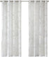 Madison Park Semi Sheer Single Curtain Modern Contemporary Botanical Print Out Design, Grommet Top, Window Drape for Living Room, Bedroom and Dorm...