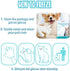 Dog and Cat Cleaning Gloves, Cleaning and Deodorizing Grooming Gloves, Dog and Cat Fur Face, Ears, Eyes, Paws Cleaner, Pet Grooming Wipes, Nourish...