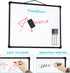 MaxGear Double-Sided Dry Erase Board for Wall, 16"x12" Hanging Whiteboard, Small White Board with 3 Markers&4 Magnets, Portable for Students - Pla...