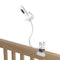 Baby Monitor Crib Clip Mount for HelloBaby HB50 Camera without Tools or Wall Damage (White)...