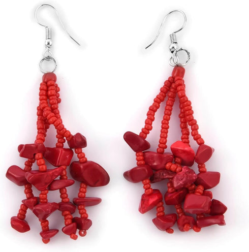 SHOP LC DELIVERING JOY Earrings Chips Necklace Fashion Stylish Unique Costume Jewelry Set for Women Jewelry Birthday Gifts...