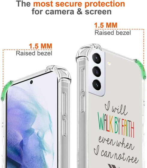 S22 Case Bible Christian Design, Soft Tpu Cover Heavy Duty Protective Compatible with Samsung Galaxy S22 Bible Christian Religion Religious Print ...