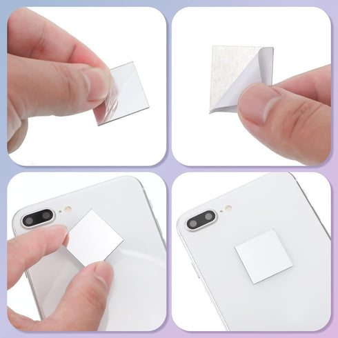 Jetec Mini Size Square Mirror Tiles 1 Inch Adhesive Small Square Mirror Tiles Craft Mirror Tiles for Crafts and DIY Projects Supplies (200 Pieces)...