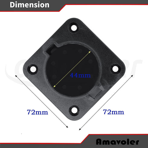 EV Charger Holder-Electric Vehicle Charger Nozzle Holster Dock and J-Hook Combination for J1772 Connector.......