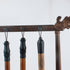 NWFashion Wood Carving Calligraphy Sumi Brush Hanger Calligraphy Rosewood Stand Shelf 12pins Chinese Brush Holder … (6 Brush+Holder)...