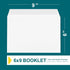 6x9 Booklet Envelopes - 50 pack - Mailing Envelopes with Gummed Seal - White Letter Envelopes Open-Side 6x9 Envelopes - 28 lb Heavy Duty Paper Pla...