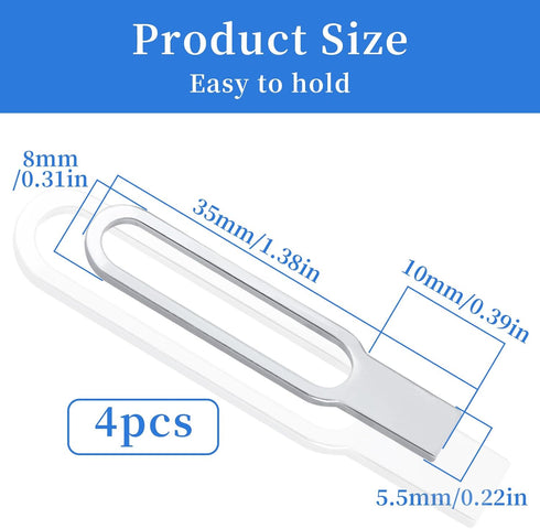 4 PCS Doorbell Key Replacement Tool for Blink Replacement Doorbell Key Reset Key Replacement Part Tool Doorbell Opening Tool for Blink Video Doorb...
