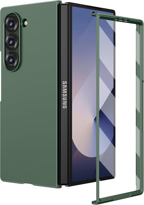 Ruky for Galaxy Z Fold 6 Case with Built-in Screen Protector, Full Body Protective & Hard PC & Ultra-Thin Shockproof Phone Case for Samsung Z Fold...