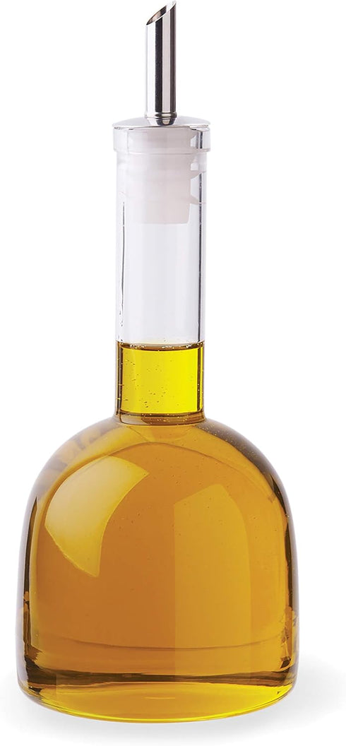Fox Run Olive Oil and Vinegar Drizzler Bottle, Long Neck, Glass, 7.75" x 3.25"...