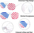 American Flag USA Patriotic Design Plastic Shutter Glasses Shades Sunglasses Eyewear for Party Props, Decoration (12 Pairs)...