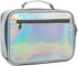 FlowFly Kids Lunch box Insulated Soft Bag Mini Cooler Back to School Thermal Meal Tote Kit for Girls, Boys, Silvery...