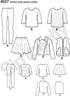 Simplicity 8027 Child's and Girl's Jacket, Tops, Skirts, and Leggings Sewing Patterns, Sizes 7-14...