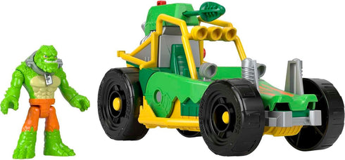 Fisher-Price Imaginext DC Super Friends Toy Killer Croc Figure & Buggy Car with Projectile Launcher for Pretend Play Kids Ages 3+ Years...