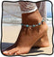 Nicute Boho Turquoise Anklet Silver Vintage Ankle Summer Beach Adjustable Foot Jewelry for Women...