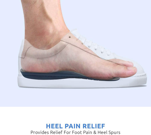 Comfort Zone Heel Pain Relief Inserts Men's, Blue, 8-12, 1 Count...
