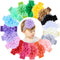 jollybows 18pcs Baby Girls Headband Chiffon Flower Soft Stretchy Hair Band Hair Accessories for Baby Girls Newborns Infants Toddlers and Kids...