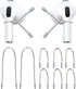 Ear Hooks Compatible with AirPods & All in-Ear Headphones with Stems - Secure & Comfortable Prevent Falls, Uncomfortable Fits - Easy to Install (E...