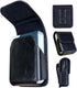 for Samsung Galaxy Z Flip 5, Flip 4, Flip 3 Belt Holster Phone Case, Leather Phone Pouch, Belt Clip Phone Holder for Motorola Razr + 2023, 40 Ultr...