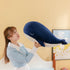 Gentle Whale Plush Toy Ultra Soft Cotton Sea Mammal Doll Cozy Companion for All Ages Children Best Birthday Gift pillow (blue 18inch)...